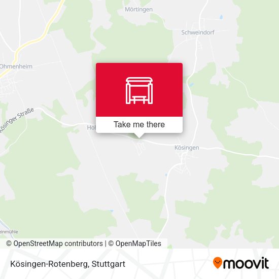 Карта Kösingen-Rotenberg