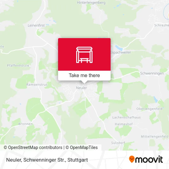 Neuler, Schwenninger Str. map