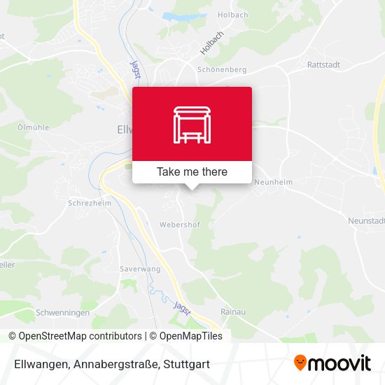 Ellwangen, Annabergstraße map