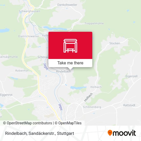 Rindelbach, Sandäckerstr. map
