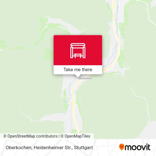 Карта Oberkochen, Heidenheimer Str.