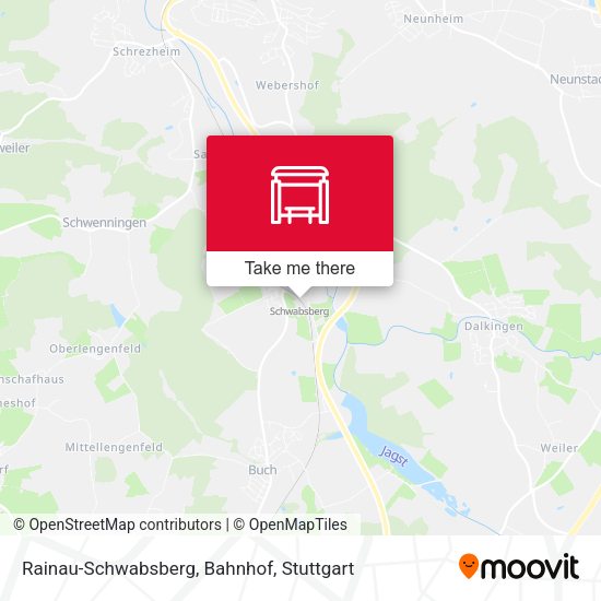 Rainau-Schwabsberg, Bahnhof map