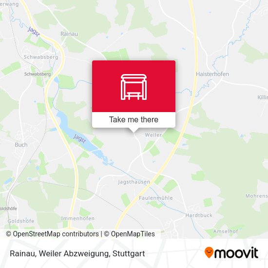 Rainau, Weiler Abzweigung map