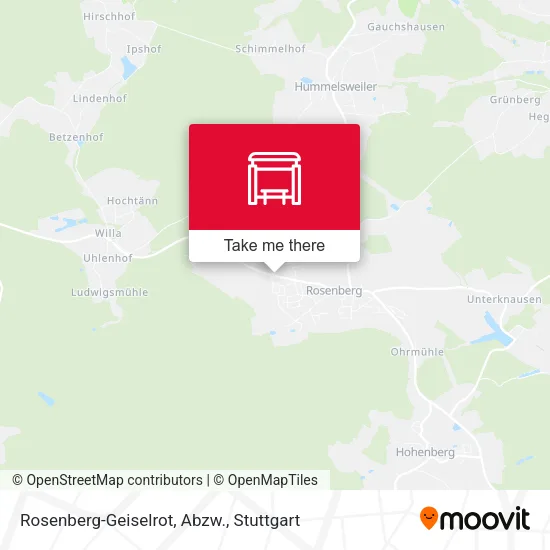Карта Rosenberg-Geiselrot, Abzw.