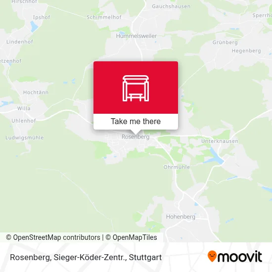 Rosenberg, Sieger-Köder-Zentr. map