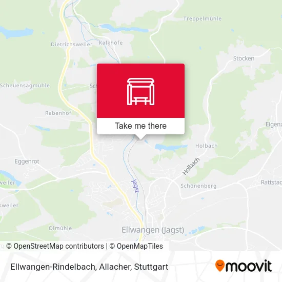 Карта Ellwangen-Rindelbach, Allacher