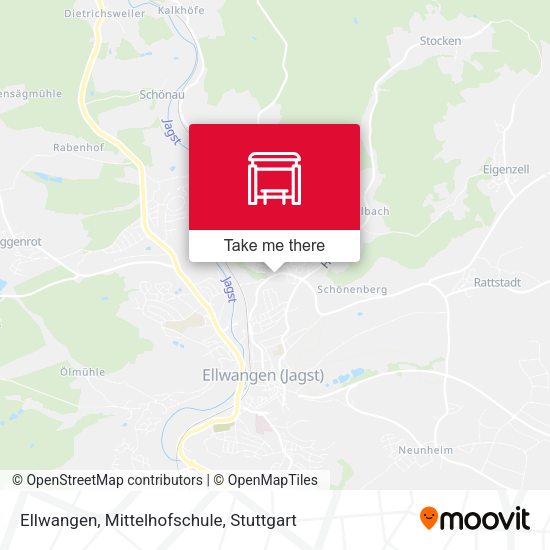 Ellwangen, Mittelhofschule map