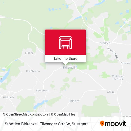 Stödtlen-Birkenzell Ellwanger Straße map