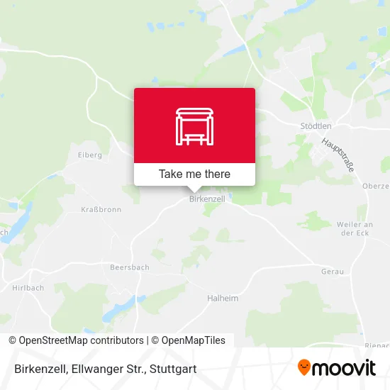 Карта Birkenzell, Ellwanger Str.