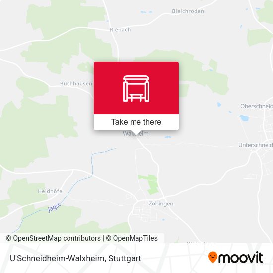 U'Schneidheim-Walxheim map
