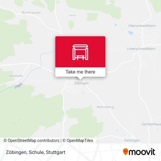Zöbingen, Schule map