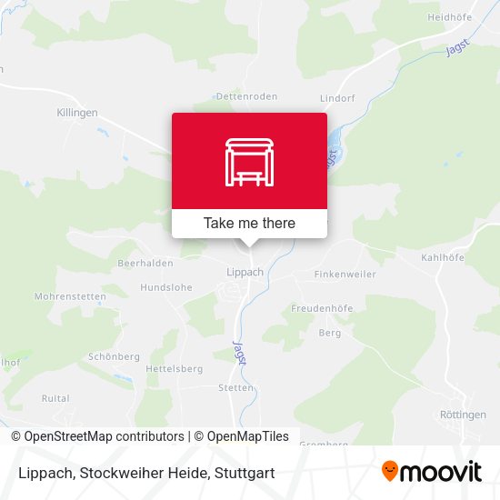 Карта Lippach, Stockweiher Heide