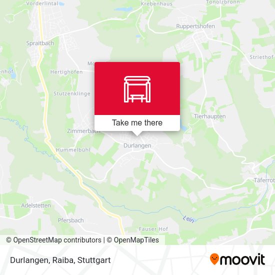 Карта Durlangen, Raiba