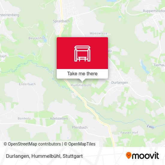 Карта Durlangen, Hummelbühl