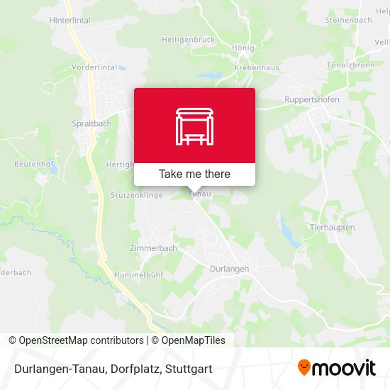 Durlangen-Tanau, Dorfplatz map