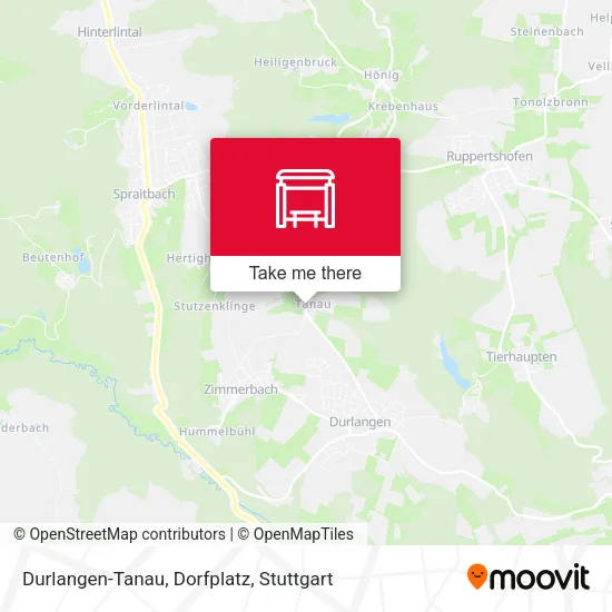 Карта Durlangen-Tanau, Dorfplatz