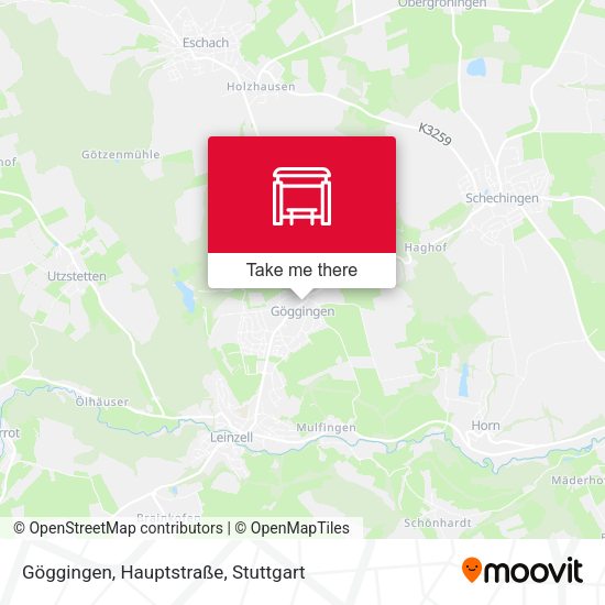 Göggingen, Hauptstraße map
