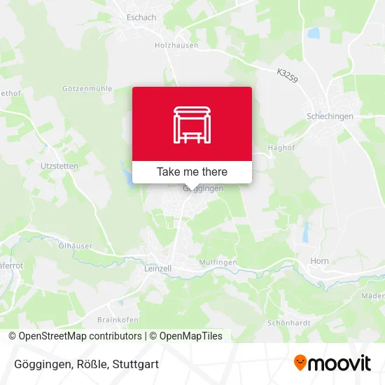 Карта Göggingen, Rößle