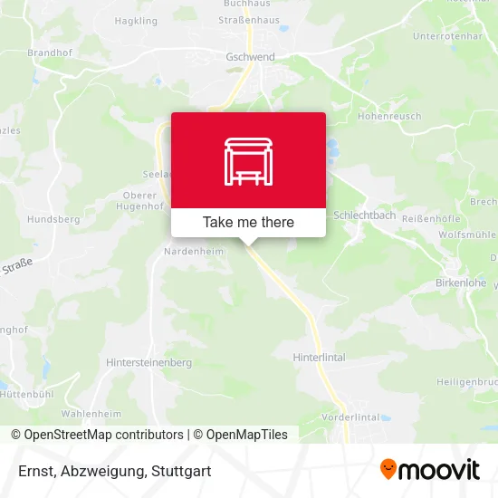 Карта Ernst, Abzweigung