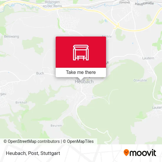 Карта Heubach, Post