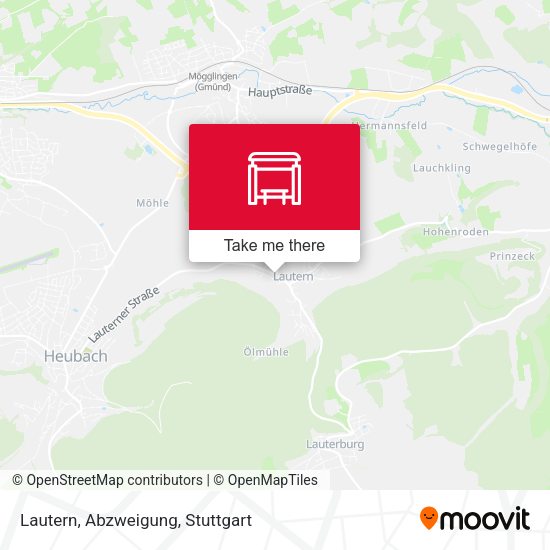 Карта Lautern, Abzweigung