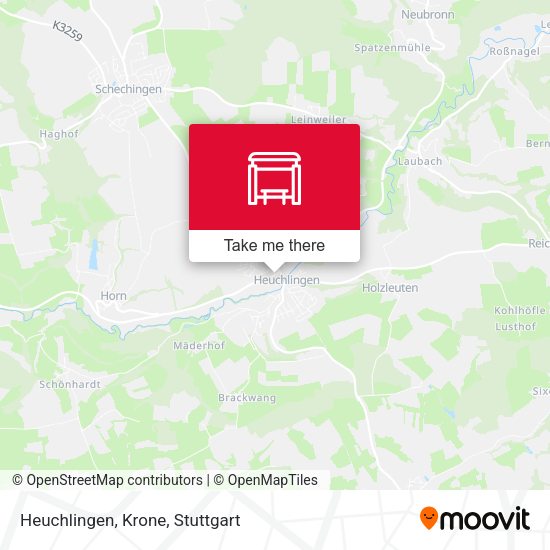 Карта Heuchlingen, Krone