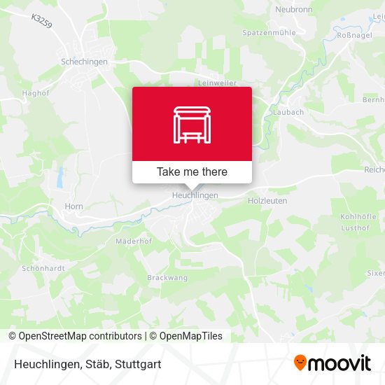 Heuchlingen, Stäb map