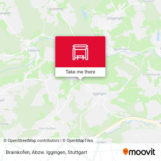 Карта Brainkofen, Abzw. Iggingen