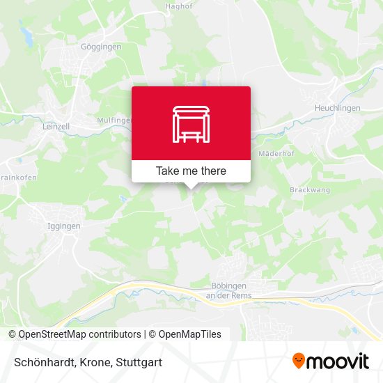 Schönhardt, Krone map