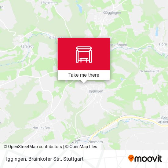 Карта Iggingen, Brainkofer Str.