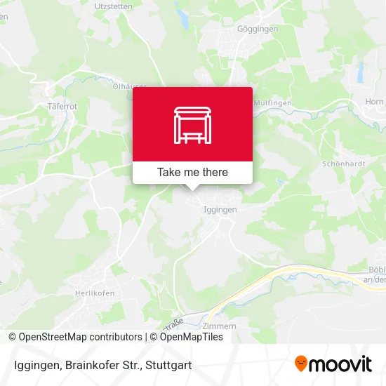 Карта Iggingen, Brainkofer Str.