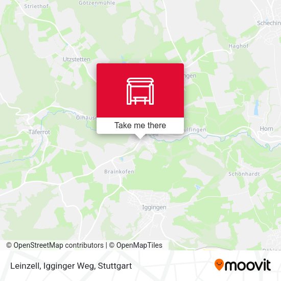 Карта Leinzell, Igginger Weg