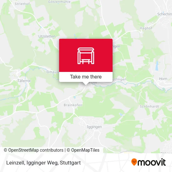 Карта Leinzell, Igginger Weg