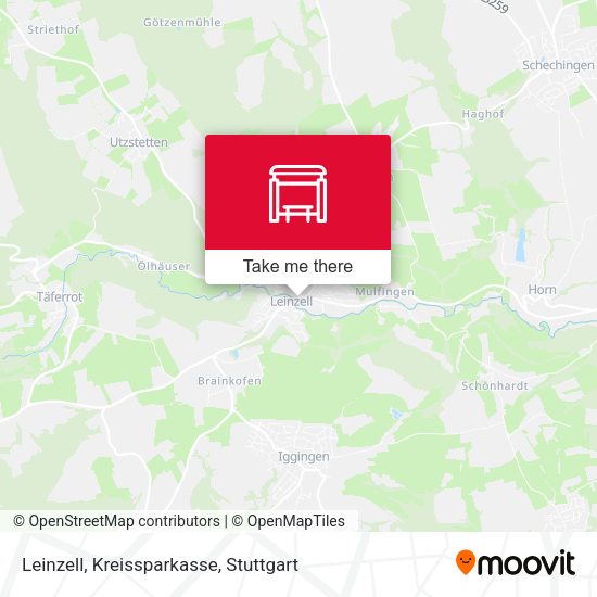 Leinzell, Kreissparkasse map