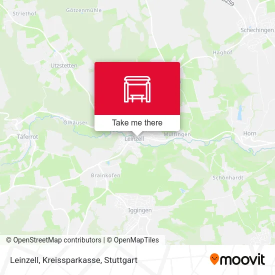 Leinzell, Kreissparkasse map