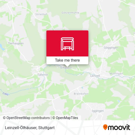 Leinzell-Ölhäuser map