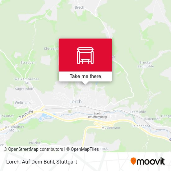 Lorch, Auf Dem Bühl map