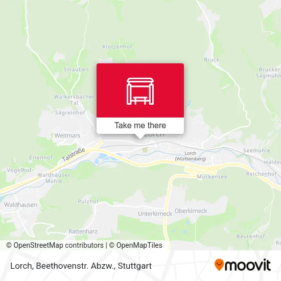 Lorch, Beethovenstr. Abzw. map