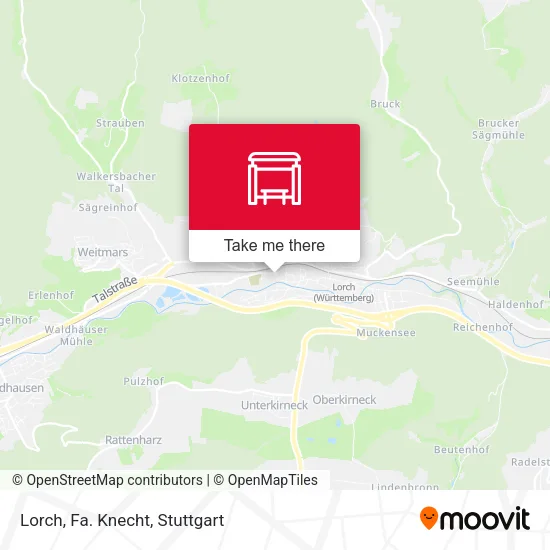 Карта Lorch, Fa. Knecht