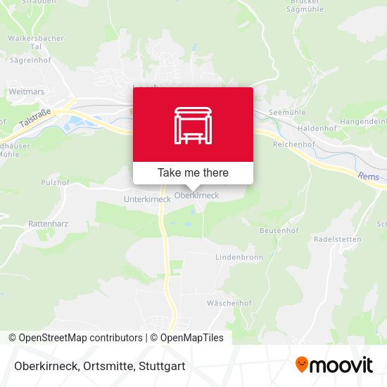 Oberkirneck, Ortsmitte map