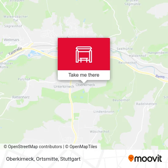 Карта Oberkirneck, Ortsmitte