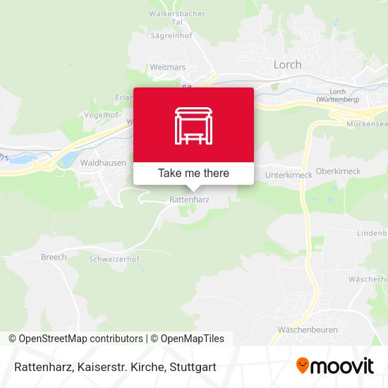 Rattenharz, Kaiserstr. Kirche map