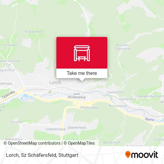 Lorch, Sz Schäfersfeld map