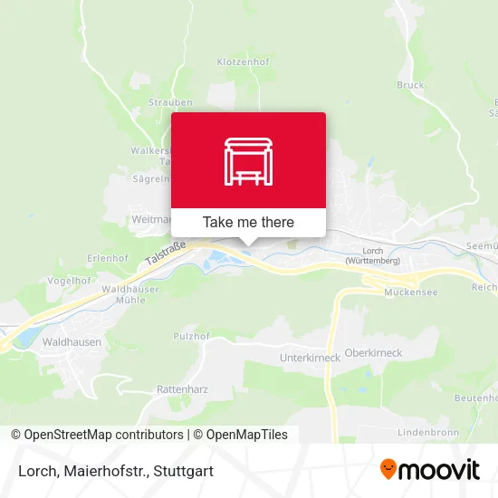 Lorch, Maierhofstr. map