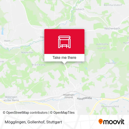 Карта Mögglingen, Gollenhof