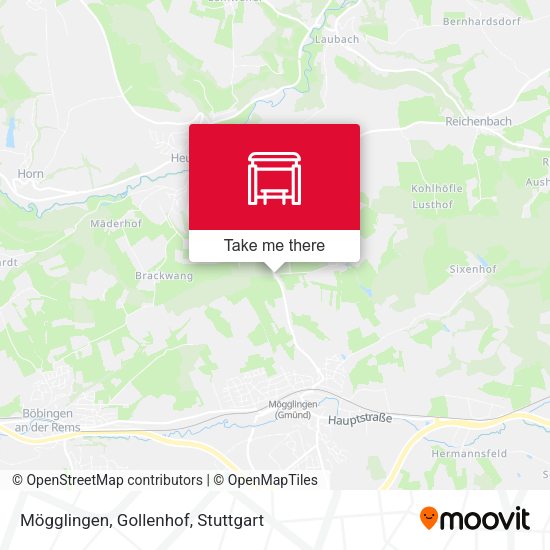 Mögglingen, Gollenhof map