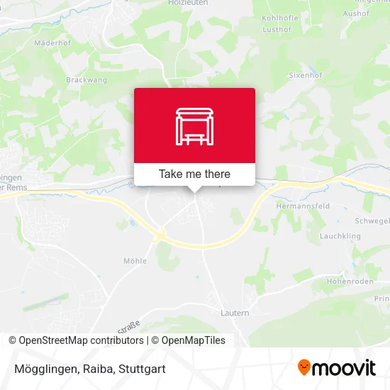 Карта Mögglingen, Raiba
