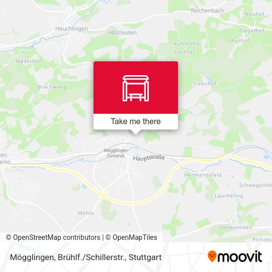 Mögglingen, Brühlf. / Schillerstr. map