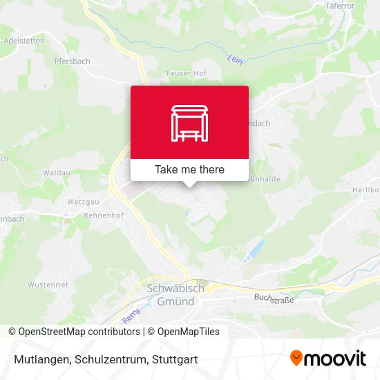 Карта Mutlangen, Schulzentrum