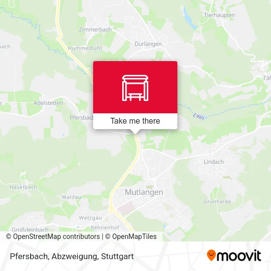 Pfersbach, Abzweigung map